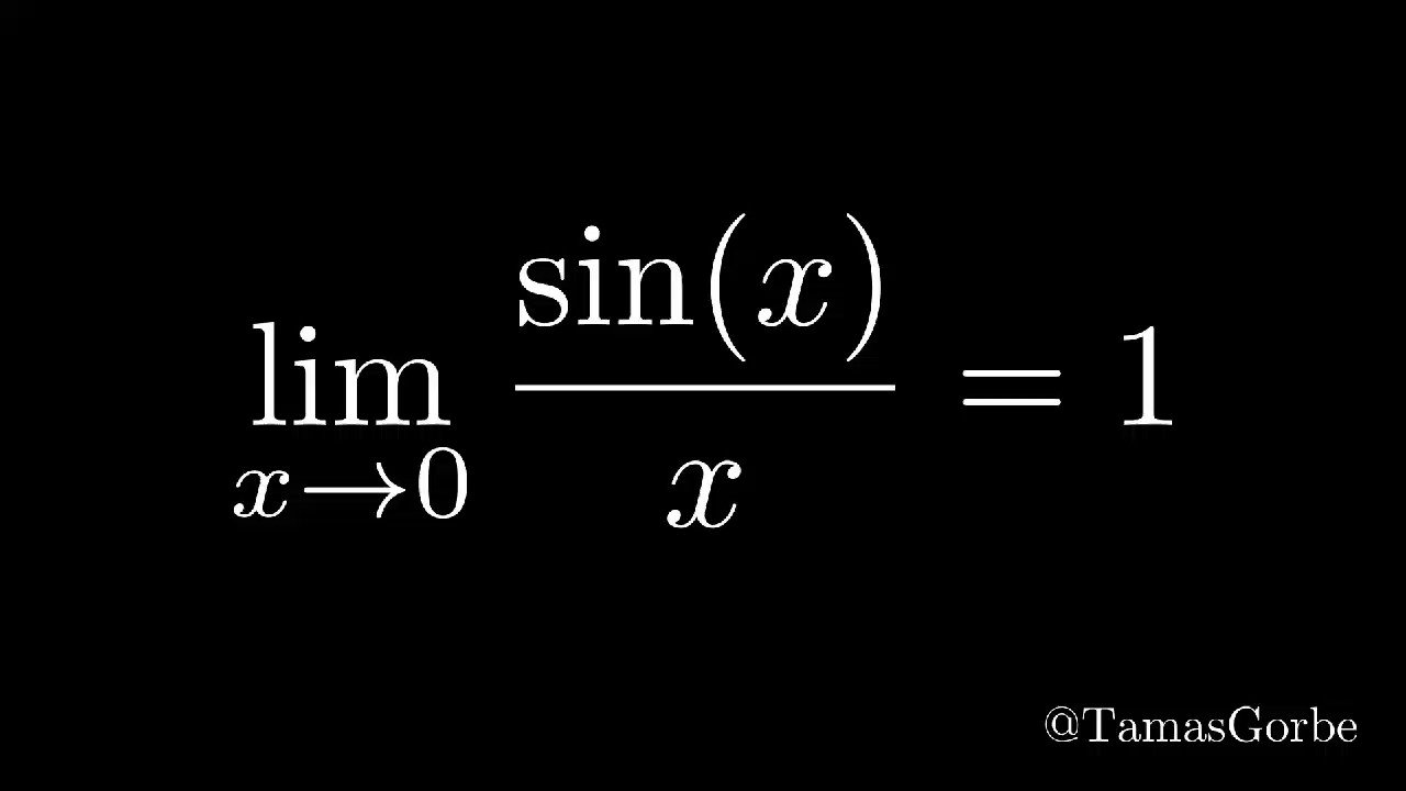 Tamas Gorbe A Proof From The Book The Limit Of Sin X X As X 0 T Co 031df9cv7j Twitter