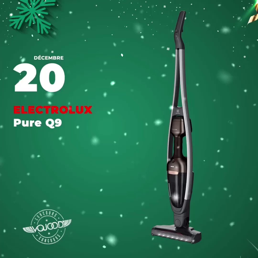 🎅🏼 20 Décembre 🎁
Participe et GAGNE ton aspirateur @Electrolux Pure Q9 🎉
Rendez-vous sur http://www.vojoodmedia.com
#calendrierdelavent #adventcalendar #raffle #concours #calendrierdelavent2019 #adventcalendar2019 #giveaway #lausanne #vaud #suisse #electrolux #pureQ9