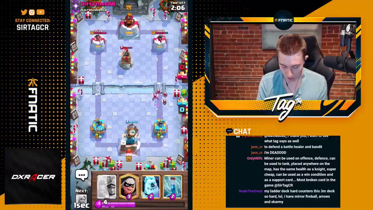 Code Sirtag Can We Please Get This Miner Glitch Fixed It Feels Horrible Losing Your Entire Advantage To A Glitch Clashroyale Likes Rts Are Appreciated I Really Want