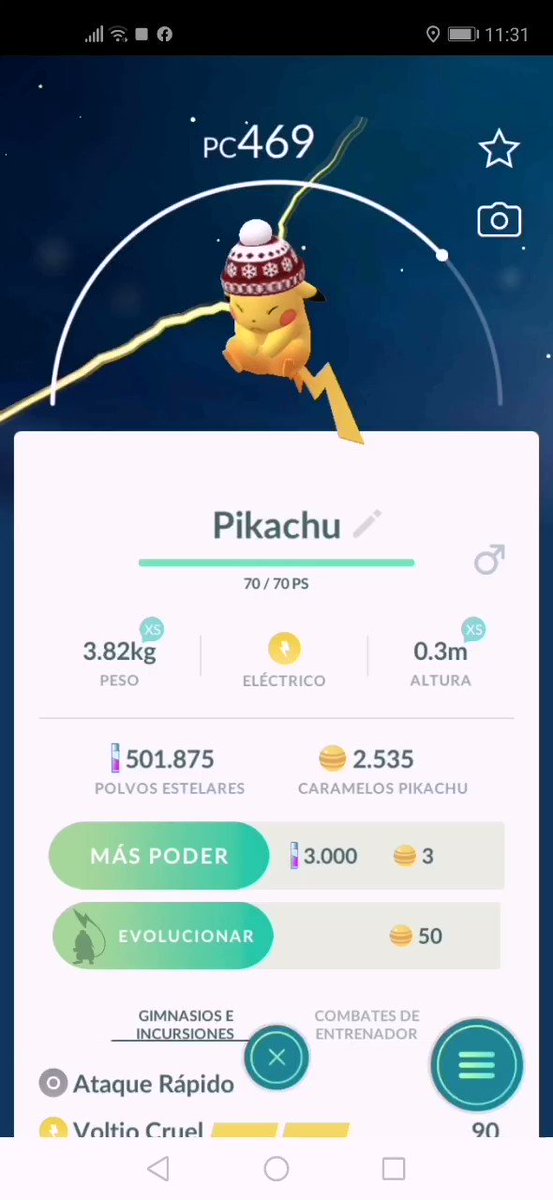 Raichu Max Cp For All Levels Pokemon Go