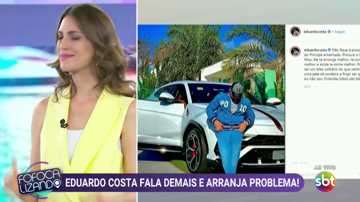 Polêmica envolvendo Eduardo Costa 👀#FofocalizandoNoSBT