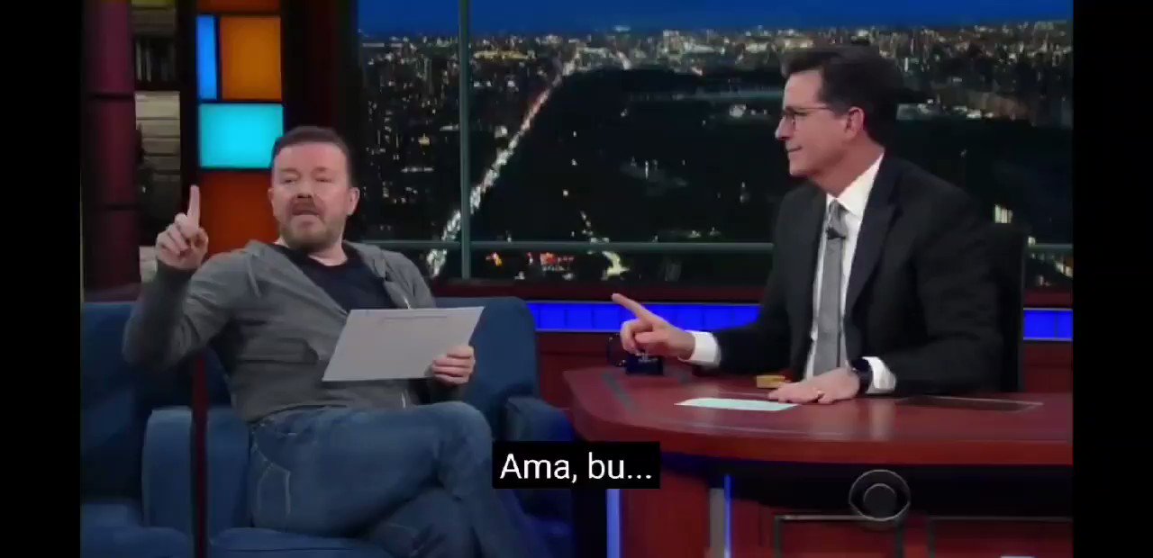 Liberal Görüş on Twitter: "Ricky Gervais sunucuya ateizmi anlatıyor