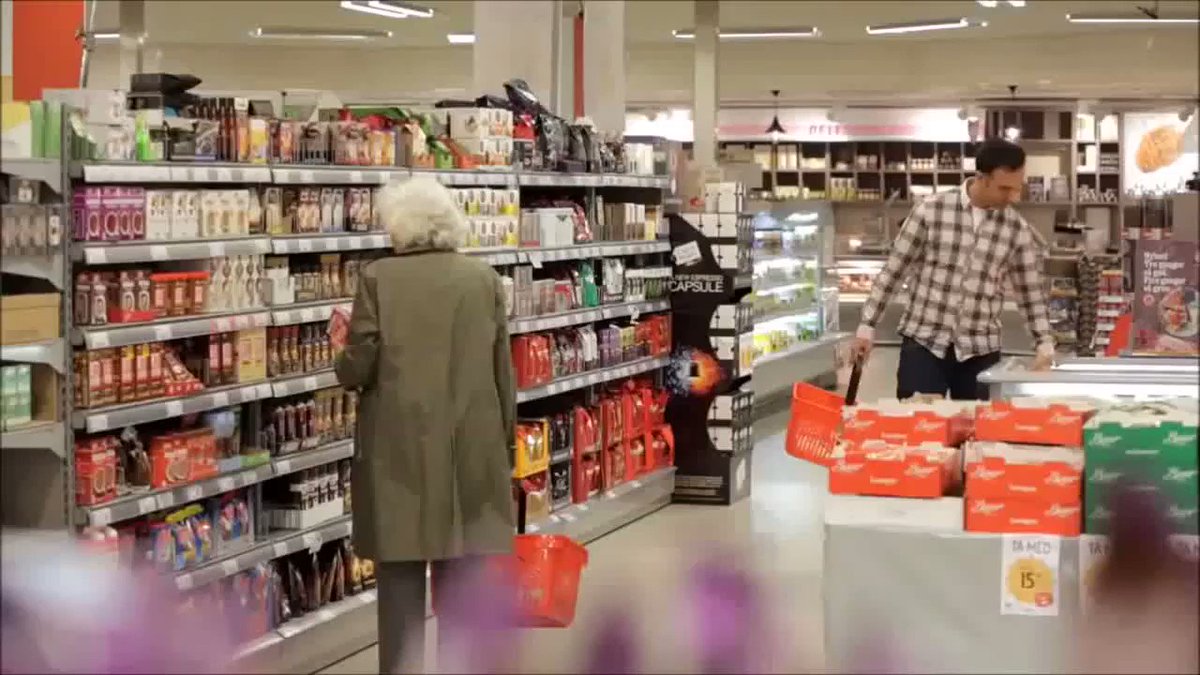 According to this Norwegian road safety ad, 70% of cyclists have experienced aggressive behaviour from motorists. ...so they tested the same behaviour in a supermarket.