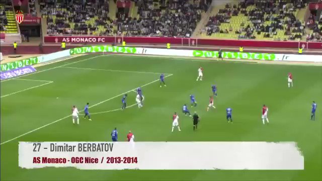 Touch and sumptuous lob  Happy birthday Ex Monaco striker Dimitar Berbatov  | 