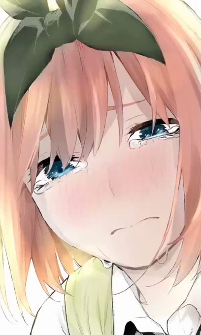 蓝天的抛物线さんがTwitterに投稿した中野四葉(五等分の花嫁)のイラスト。