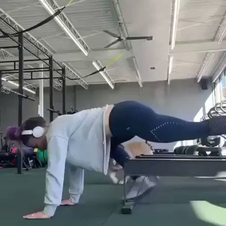 It’s bring your dog to workout day.