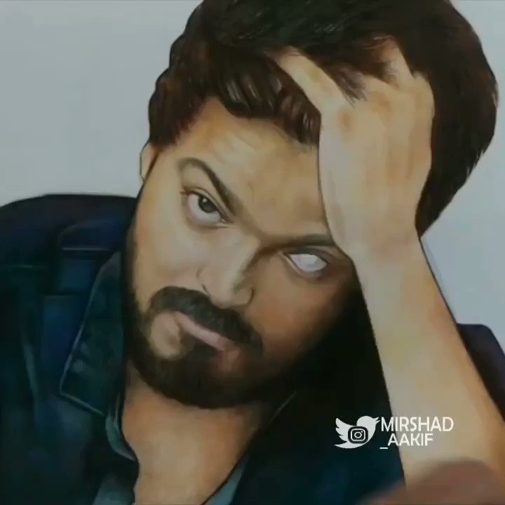 Master Vijay New Movie Poster Drawing | Time-lapse - YouTube