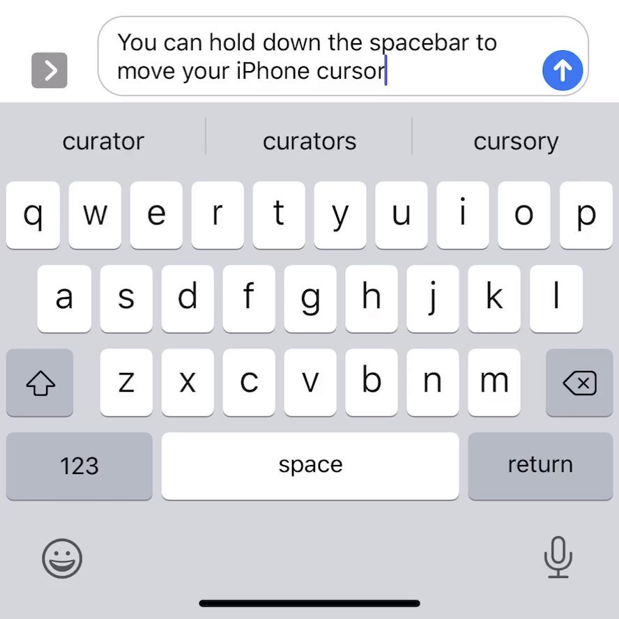Клавиатура IOS