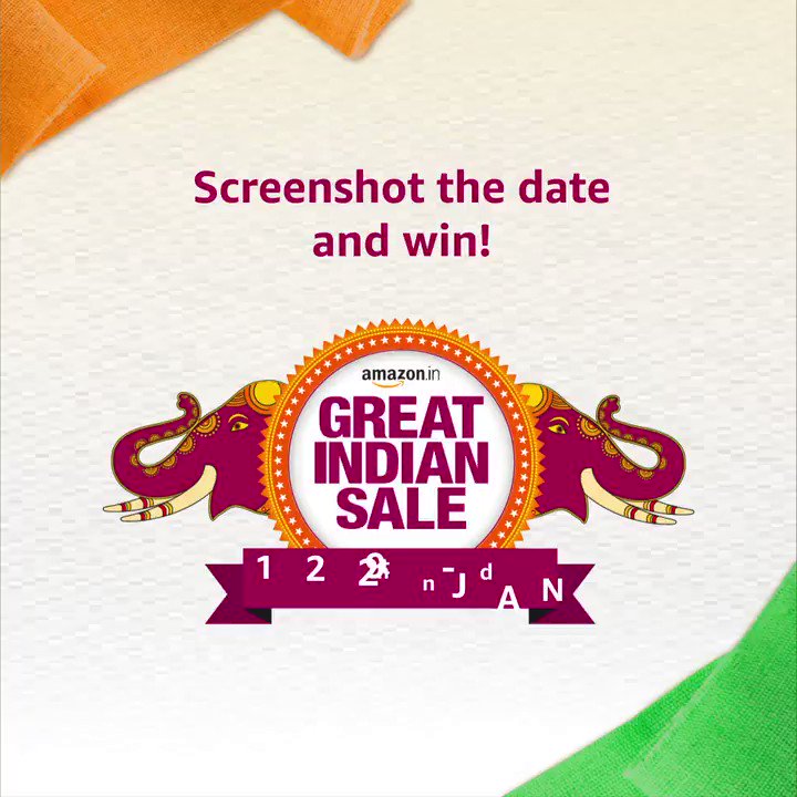 It’s time to enjoy badi savings on new beginnings at the #AmazonGreatIndianSale.
Screenshot the right date and you could win an Amazon voucher.
Check the terms and conditions of the contest here- http://bit.ly/35IzXTU