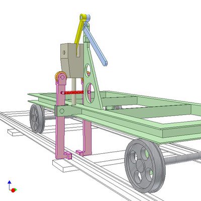 Parking Brake for Railway Cart