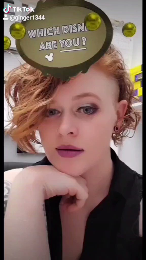 #whichdisneyareyou made @KanadianKevin do it with me 😁 #gingercide #worklife https://t.co/YGOgeYzNXX