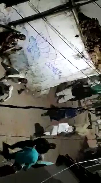 Largscale violence in #Bhainsa, dist Nirmal of #Telangana. #Peacefuls attacked Hindus, looted & burnt property, pelted stones at police. More than 20 Hindu houses completely destroyed. 8 police personnel injured. The internet banned. Sec 144 imposed. #BhainsaBurning @KTRTRS