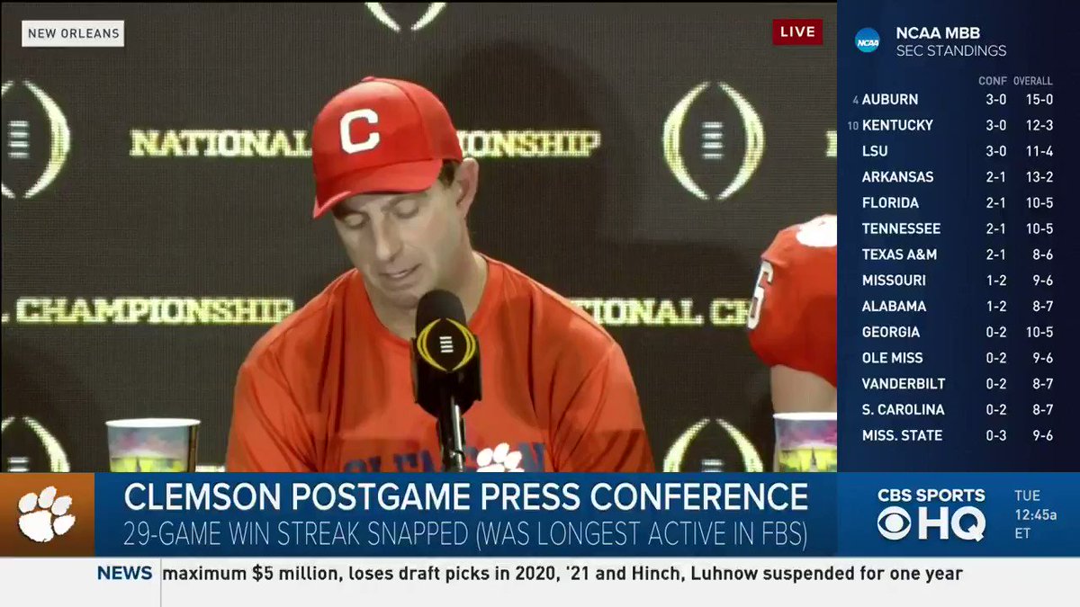 @CBSSportsHQ's photo on Dabo