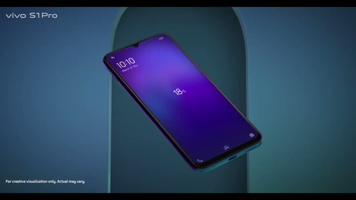 #StyleLikeAPro Rock any party like a pro. Charge-up in a jiffy and keep slaying for hours with 18W Dual-Engine Fast Charge & 4500 mAh Battery of #vivoS1Pro..Enjoy cashbacks, EMI & One Time Screen Replacement offers on every purchase.Know more : http://bit.ly/2FhaiH1