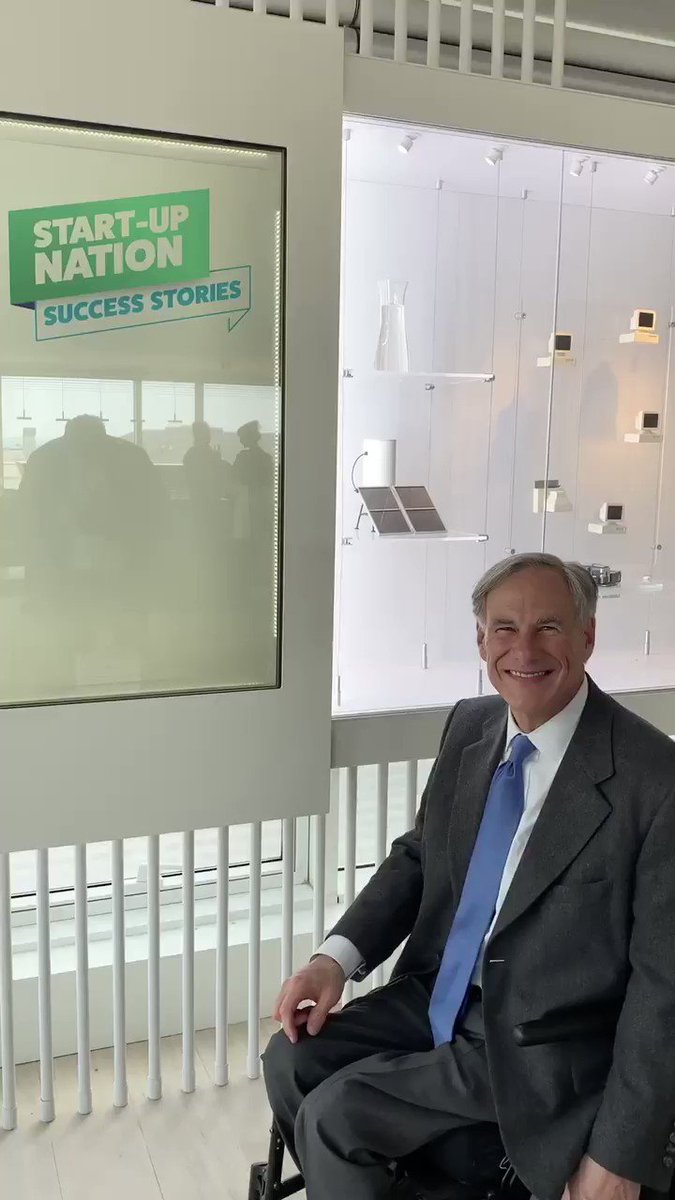 This morning I spoke with business innovators at @StartUpNationHq in Tel Aviv, Israel. There’s a natural connection between Israel & Texas that is leading to an even brighter future. Proud to be here to strengthen our cultural & economic ties.