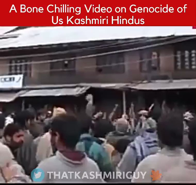 Those who were too young to know what happened to Kashmiri Hindus in 1990s watch this.This is how Pandits were thrown out of Kashmir which was once their own.