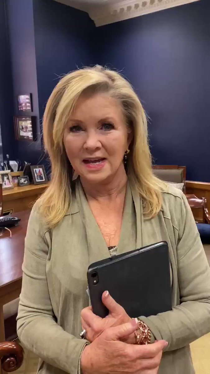 We love and trust you, Senator Marsha Blackburn!