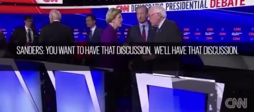 Who else noticed Bernie cut it short with Billionaire Tom Steyer? No small talk. No looking for donations or other crap. I’ve lived in the DC Area my whole life. It’s rare to see a politician brush off a Billionaire. Working people? Yes. Billionaires? Not so much. #ITrustBernie