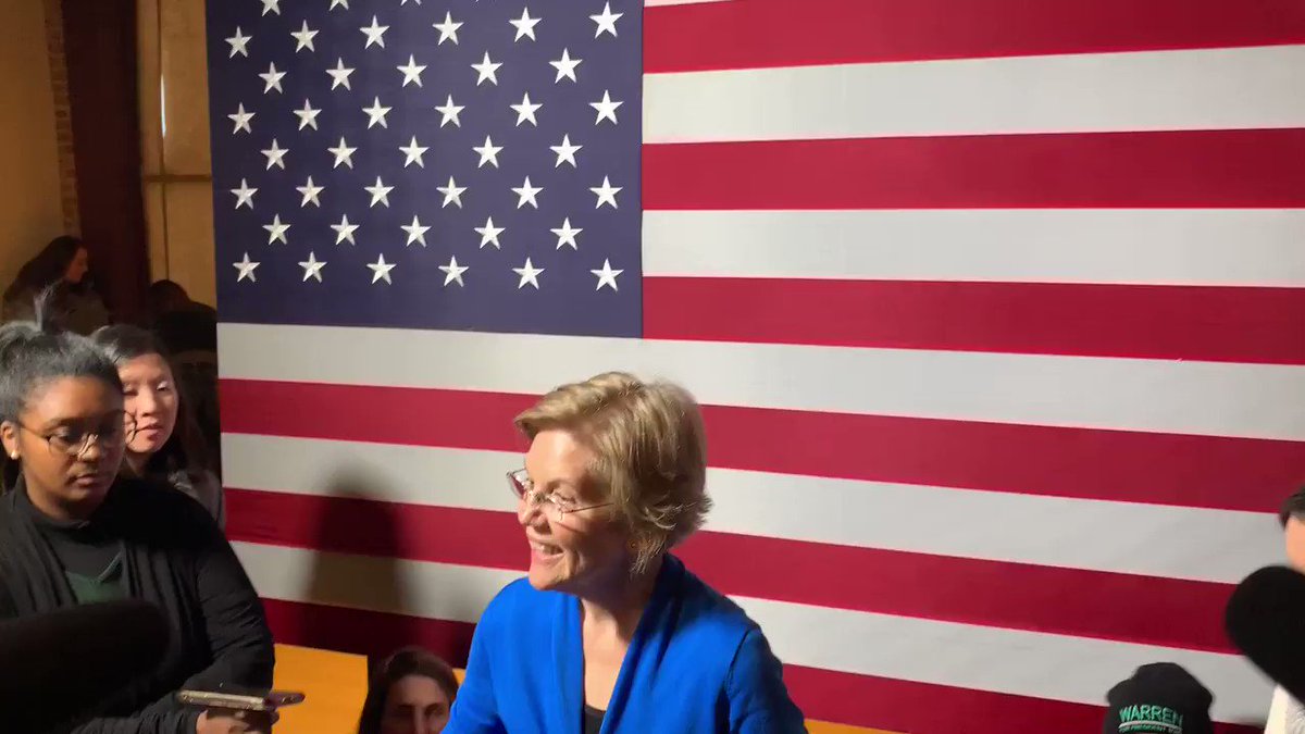 Warren wants no part of this Bernie fight. Asked several different ways about Bernie, she says โIโve said what Iโm going to say on this. I have no additional comment. Iโm here in newton to talk about why Iโm running for President.โ https://twitter.com/alxthomp/status/1217977099505610752ย โฆ