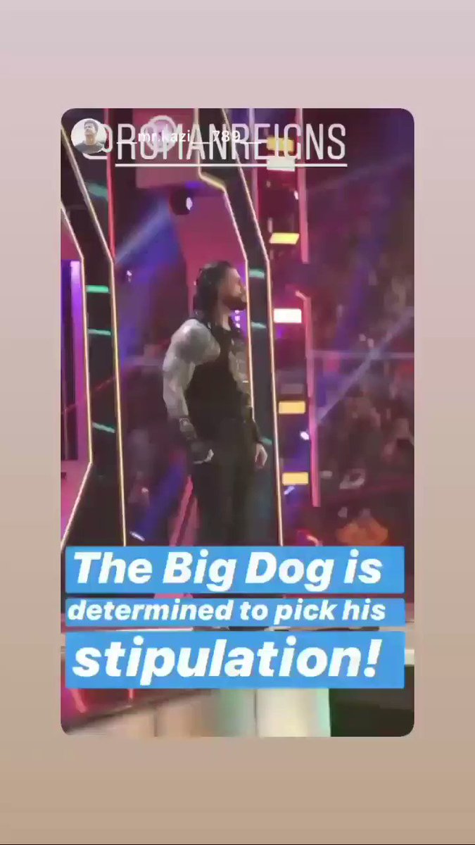 Daily vid of my gorgeous champ @WWERomanReigns Via instagram story 😘😘😘#RomanReigns #RomanEmpire #WWE #WWERaw #TheBigDog #SmackDownOnFox #believeinthefight #joeanoai