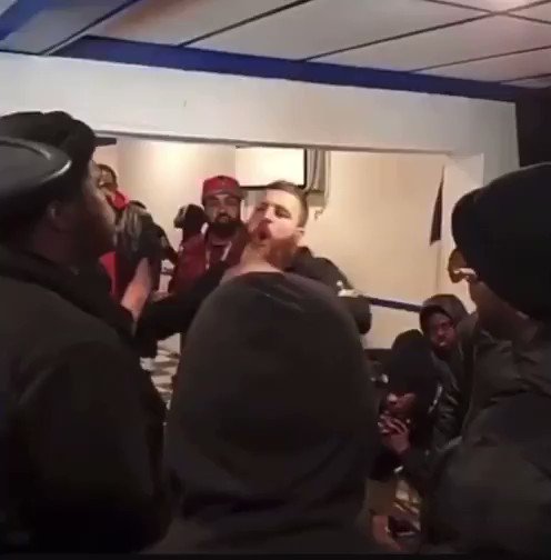 Rick Smoove (@_RickSmoove) on Twitter photo 19/01/2020 22:40:08 White Rapper Gets Punched For Using The N Word 😳👊🏾 White Rapper Gets Punched For Using The N Word 😳👊🏾