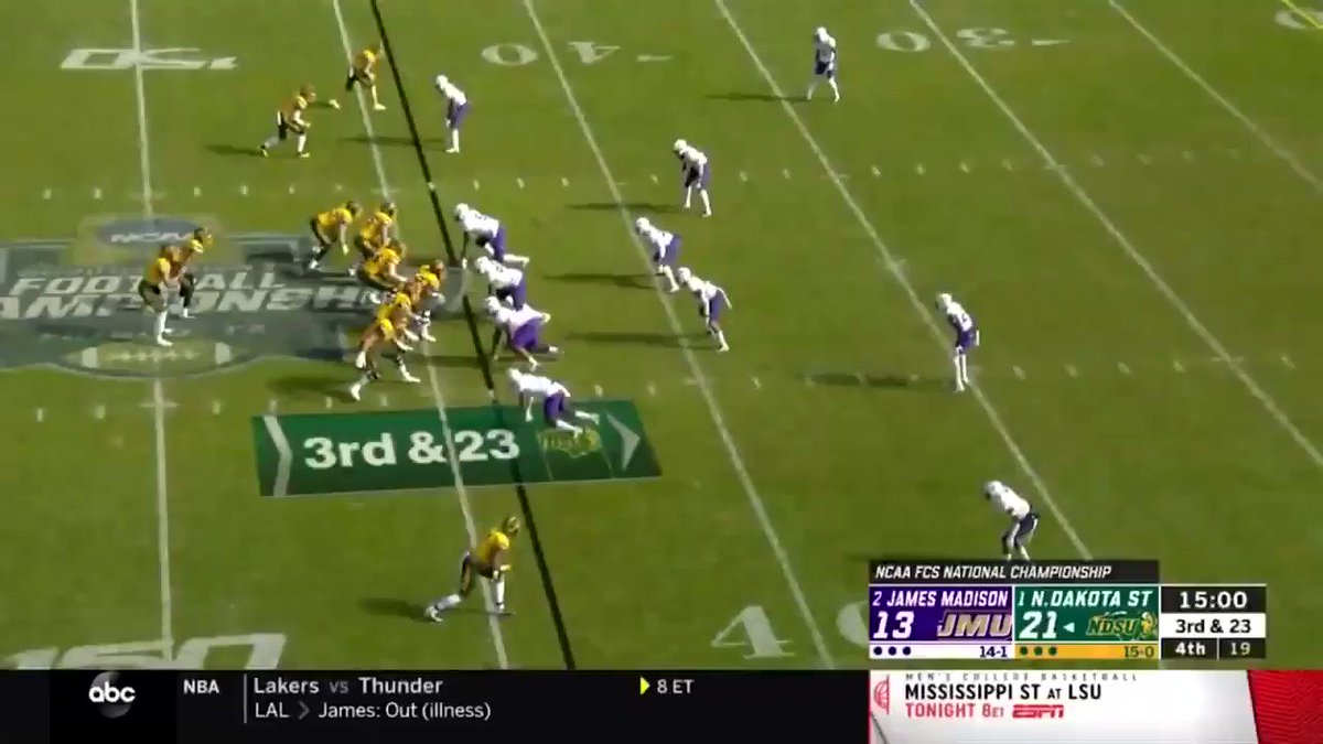 Some discussion has gotten going about this #FCSChampionship play: