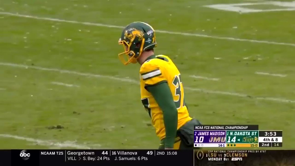 I received a tip about this #FCSChampionship play and was asked if I’d run a similar poll.