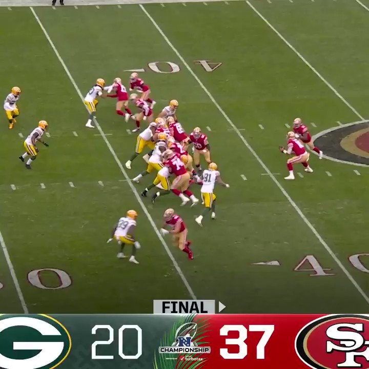 NFL on Twitter "FINAL The 49ers are going to the SuperBowl! 