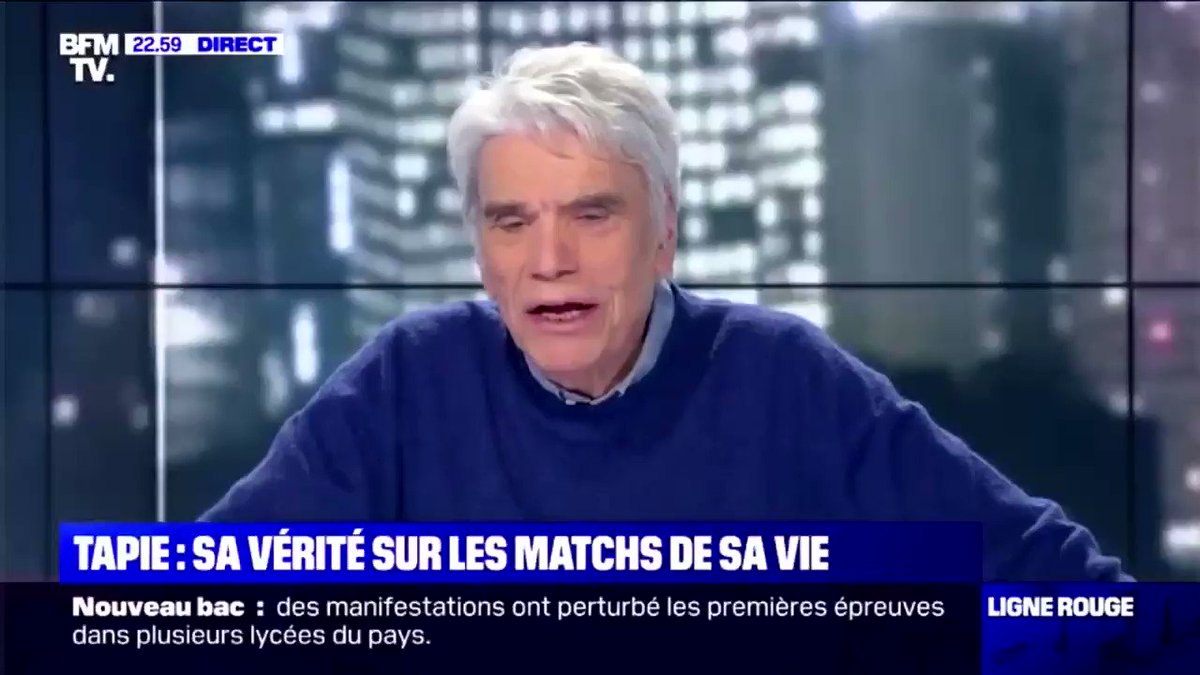 « Ne cherchez pas à tout coût à réussir dans la vie. Mais battez vous pour réussir votre vie, c’est plus important. »- Bernard Tapie 💙