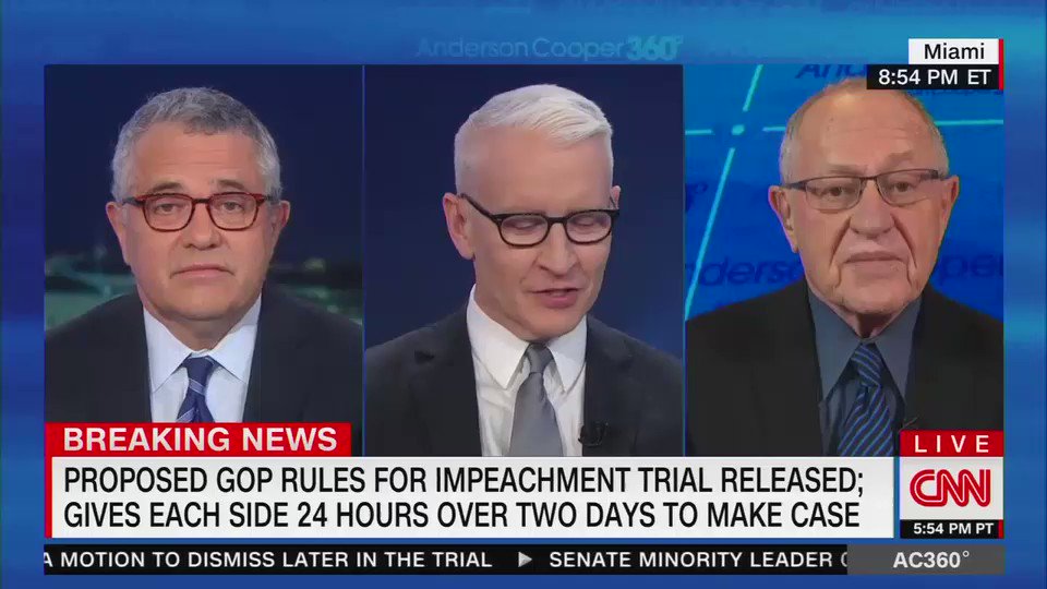 Alan Dershowitz tries to explain his contradictory views on impeachment by saying he wasn't wrong during Clinton's impeachment, he's just "much more correct right now"