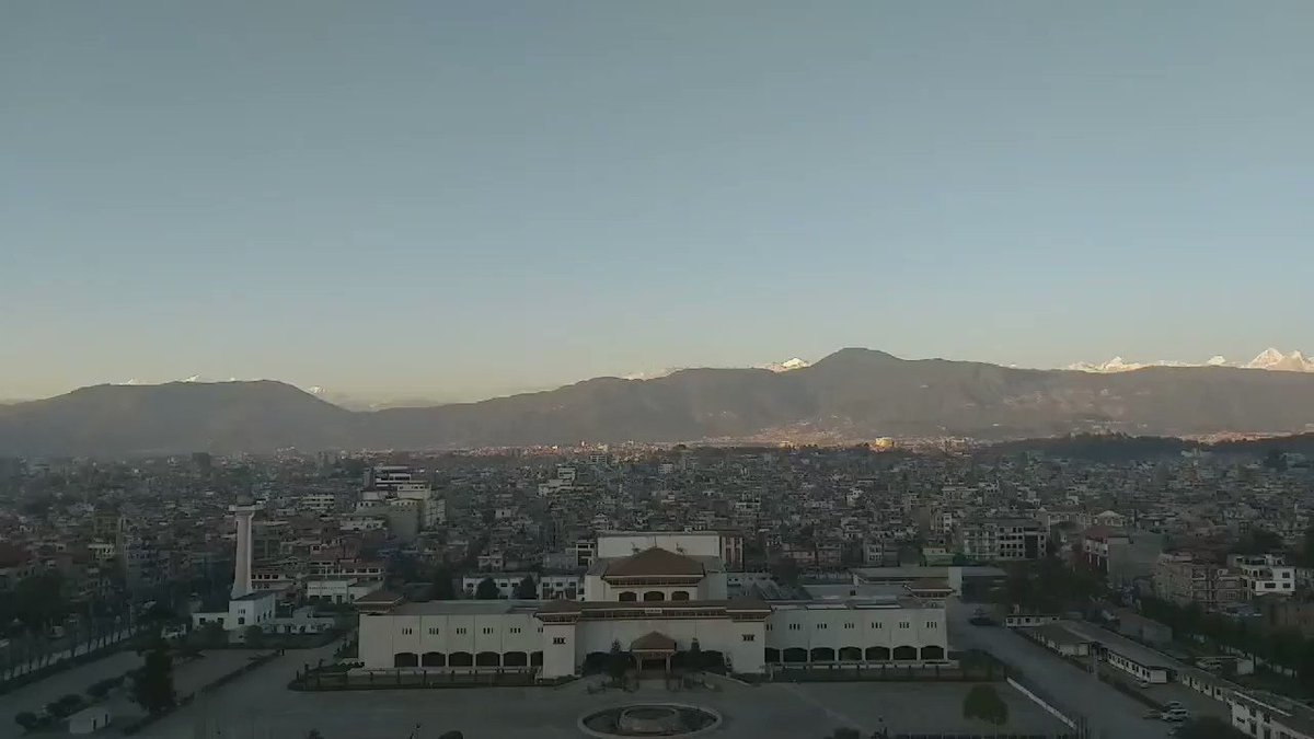 #Nepal... ...enjoy one of the best #winter evening crystal clear#KathmanduValley #Hills #mountains #SunSettingJan 22, 2020 17:10hrs NSTvia @UNFCCC