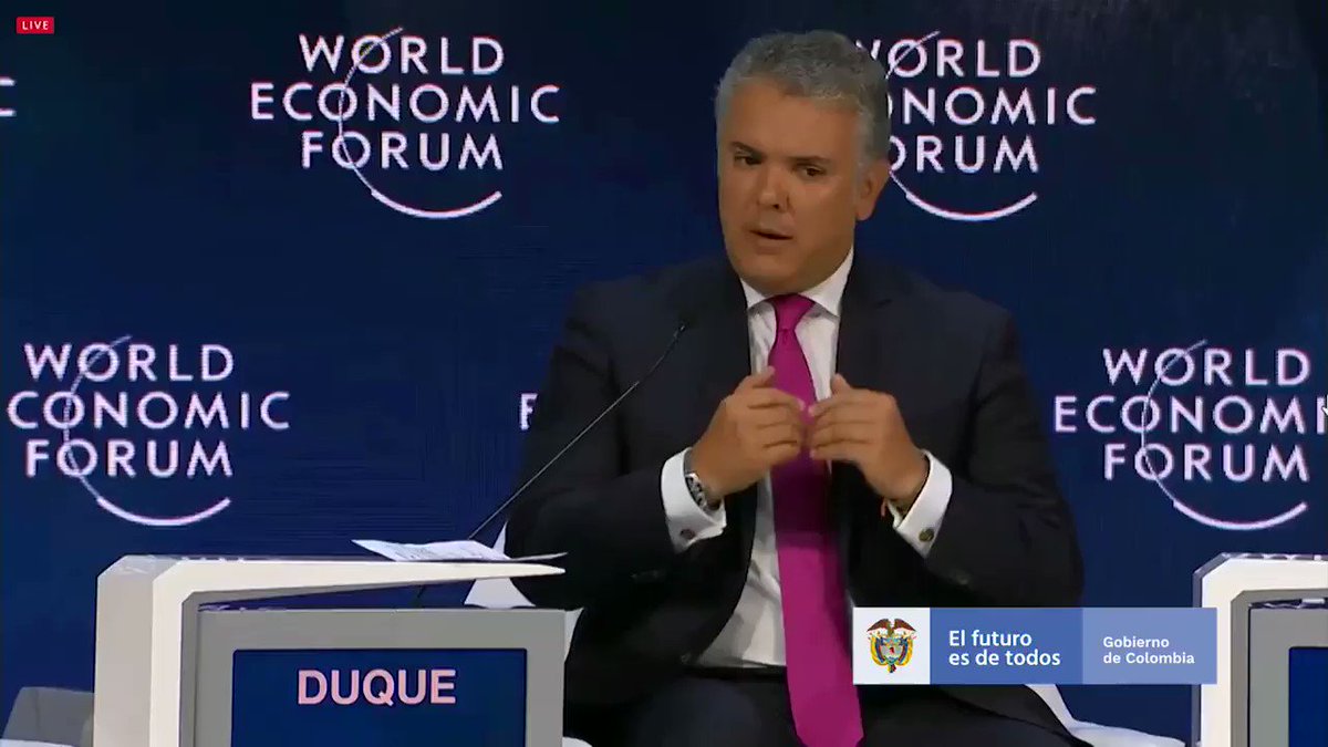 #Davos En panel ‘Asegurando un futuro sostenible para la Amazonía’, presentamos nuestra iniciativa ‘Biodiverciudades’ para proteger el ecosistema. Buscamos que las ciudades protejan la biodiversidad y el medioambiente, y aseguren una Economía Circular eficiente. #WEF2020