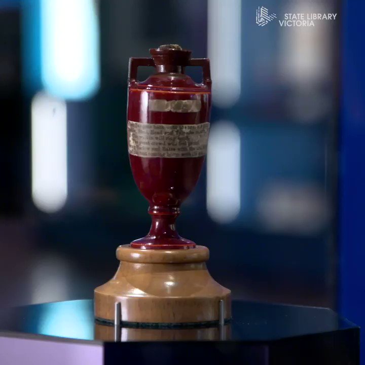 📆 There's just one month left to visit the Ashes Urn before it heads back to the @HomeOfCricket 🏏 We've also partnered with @CricketAus to give away a 2002/2003 #Ashes cricket bat signed by @ShaneWarne @RickyPonting and Steve Waugh.👉 Details here http://slv.vic.gov.au/via
