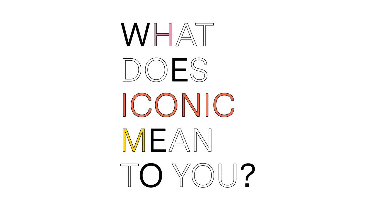 What does iconic mean outlet