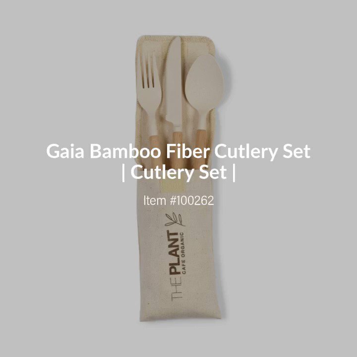 Pair the natural and minimalist Gaia Bamboo Fiber Cutlery Set with the matching Bento Box for your team to enjoy their nutritious meals and spread your company’s message.#businessowner #workspace #workplaceexperience #hospitality #ecofriendly #outdoors #Lunchtime #travel