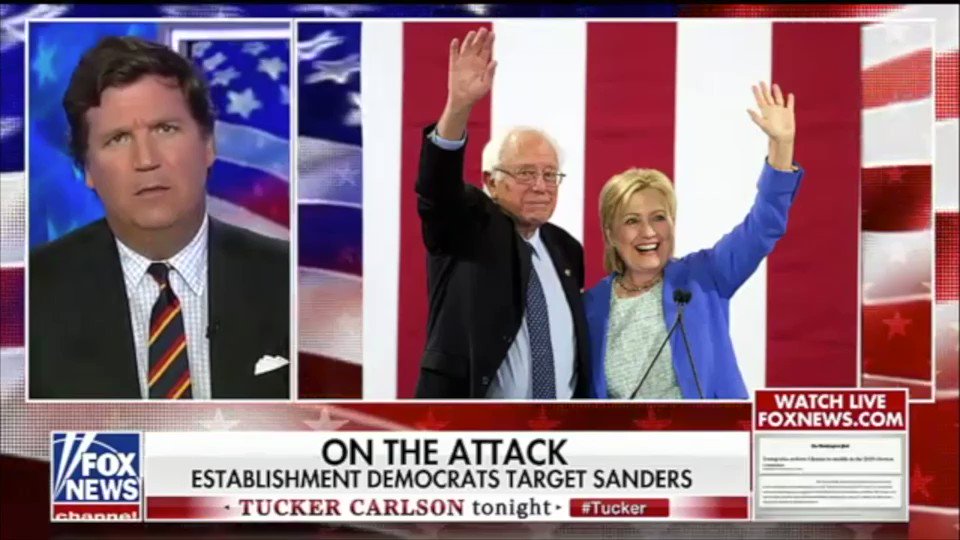 Anya Parampil (@anyaparampil) on Twitter photo 2020-01-23 18:06:53 I tell @TuckerCarlson that @BernieSanders should learn from Jeremy Corbyns loss in the UK: fight back You cannot succeed as a progressive candidate if youre willing to throw your allies under the bus & bend to the mainstream media & political establishments dishonest attacks I tell @TuckerCarlson that @BernieSanders should learn from Jeremy Corbyns loss in the UK: fight back You cannot succeed as a progressive candidate if youre willing to throw your allies under the bus & bend to the mainstream media & political establishments dishonest attacks