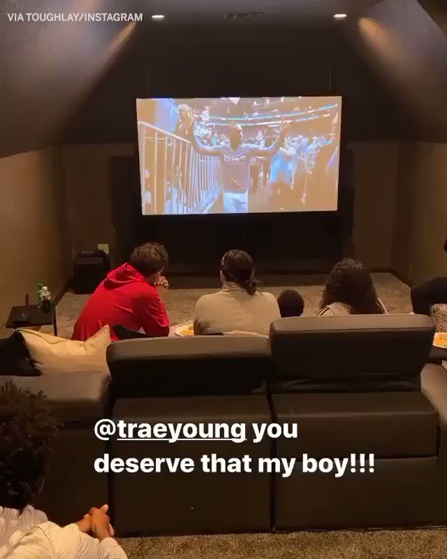 .@TheTraeYoung was overcome with emotion when he found out he was selected as an All-Star starter 🙏
(via @goodysav)