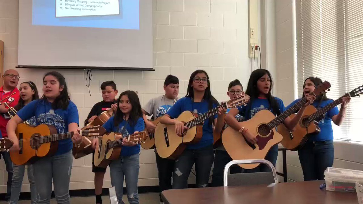 ¡Que Orgullo! What a great welcome Fisher Marlins! Enriching! #nisd_alliance_chat Thank you