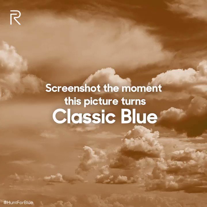 realme (@realmemobiles) on Twitter photo 2020-01-25 07:30:00 #Contest: This picture of the soothing dusk sky seems to have malfunctioned. Capture its original colour. Reply with a screenshot of the moment this picture turns Classic Blue using #HuntForBlue for a chance to win a 10000mAh realme Power Bank & a #realmeBudsAir Iconic Cover. #Contest: This picture of the soothing dusk sky seems to have malfunctioned. Capture its original colour. Reply with a screenshot of the moment this picture turns Classic Blue using #HuntForBlue for a chance to win a 10000mAh realme Power Bank & a #realmeBudsAir Iconic Cover.