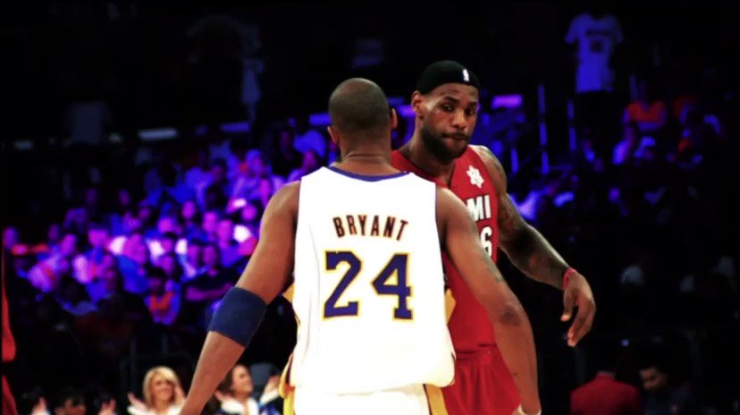 Kobe and LeBron via ESPN:
