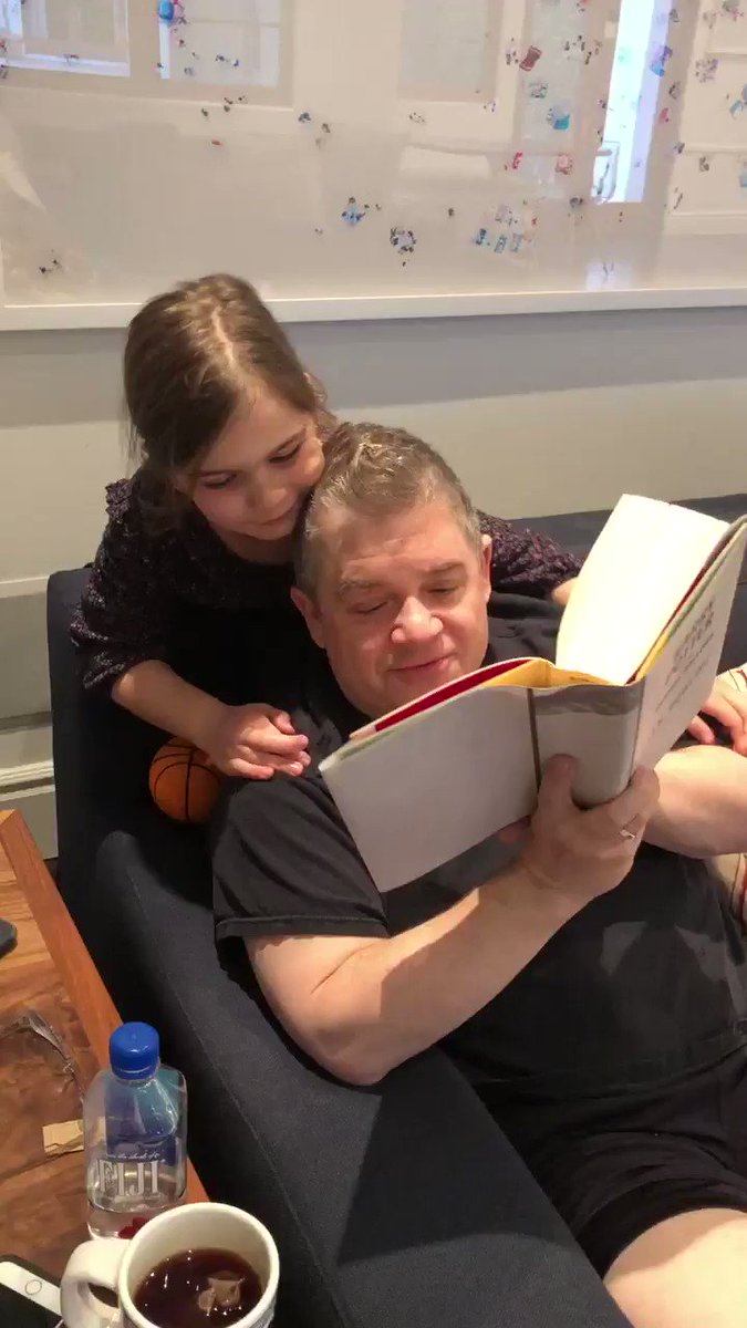 My wife walked in 15 minutes ago and caught the last moment of a two year journey. The look on Alice’s face says it all. Thank you @jk_rowling.