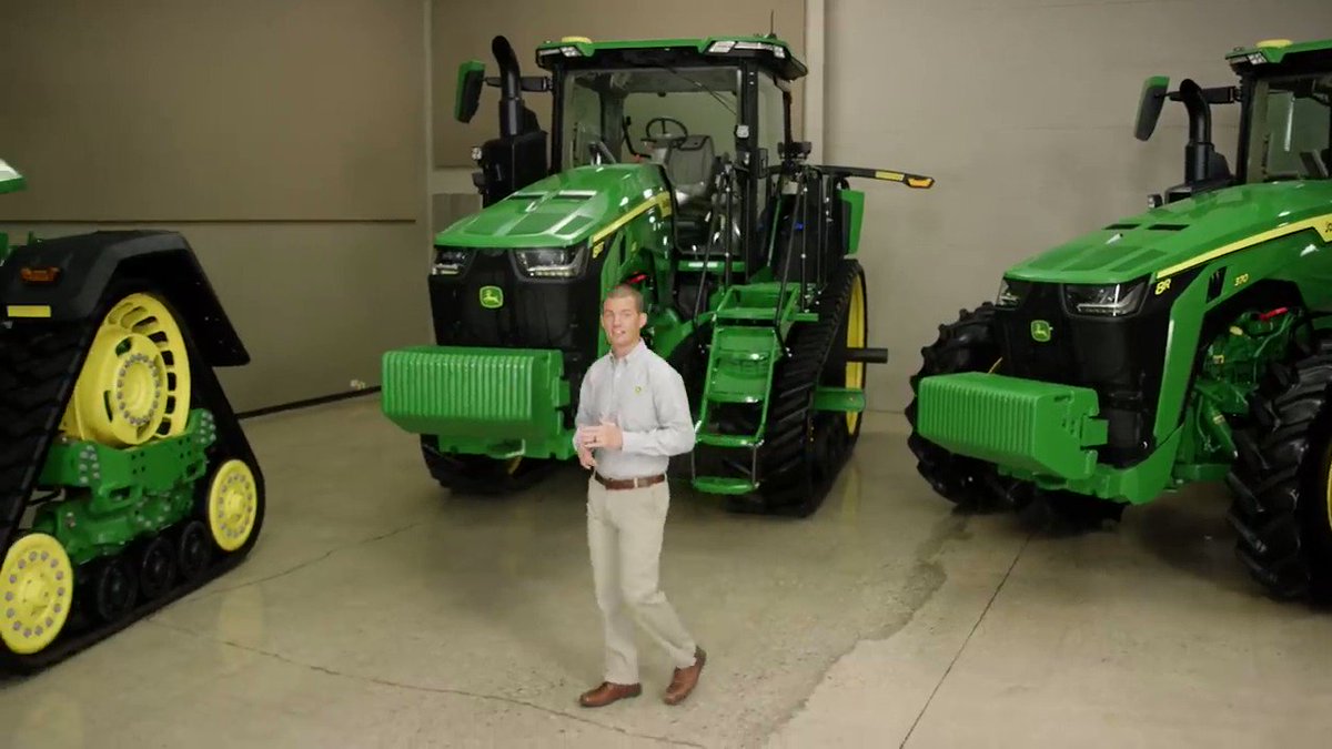 For model year 2020, #JohnDeere announced that it will introduce a new 8 Family #Tractor lineup, including 8R wheel tractors, 8RT two-track tractors, and the new fixed-frame four-track 8RX.Learn more: http://ow.ly/thfh50xU5Jv #Agriculture #Tractors