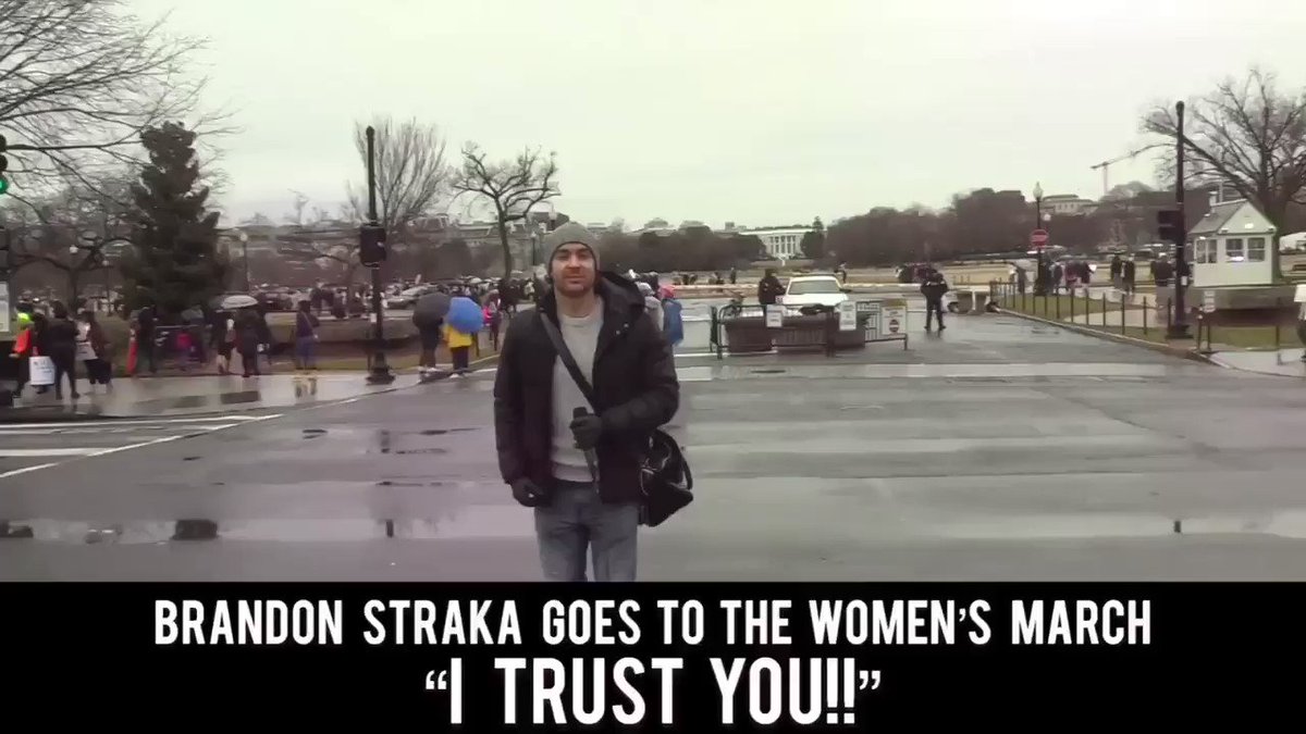 “I Trust You!”
See all my Women’s March interviews:
PART 1: http://youtu.be/Ut8gat2c3T0
PART 2: http://youtu.be/LJFeTWKAloo
#WomensMarch #WalkAway #UNSILENT @JesseBWatters @greggutfeld @TuckerCarlson @SteveHiltonx @joerogan @DailyCaller @gatewaypundit @BreitbartNews @realDailyWire