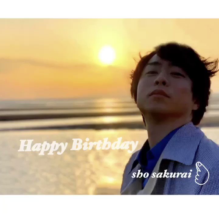 .
-sho.sakurai- Happy Birthday!!!!! 38th . 
