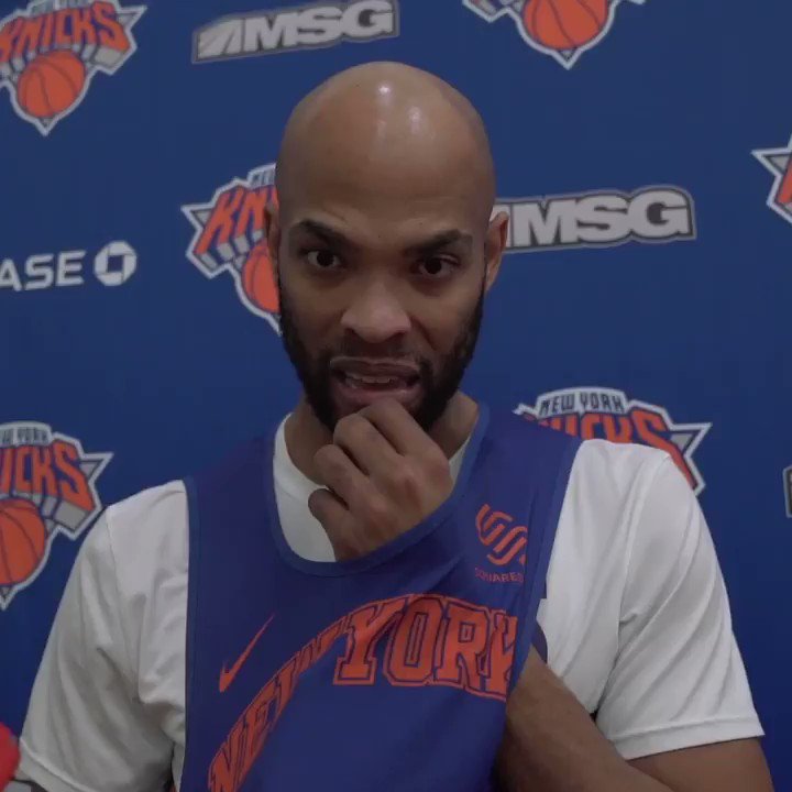 NEW YORK KNICKS (@nyknicks) on Twitter photo 25/01/2020 20:11:59 🎥: Taj’s not surprised of Dot’s recent hot shooting. 🎥: Taj’s not surprised of Dot’s recent hot shooting.