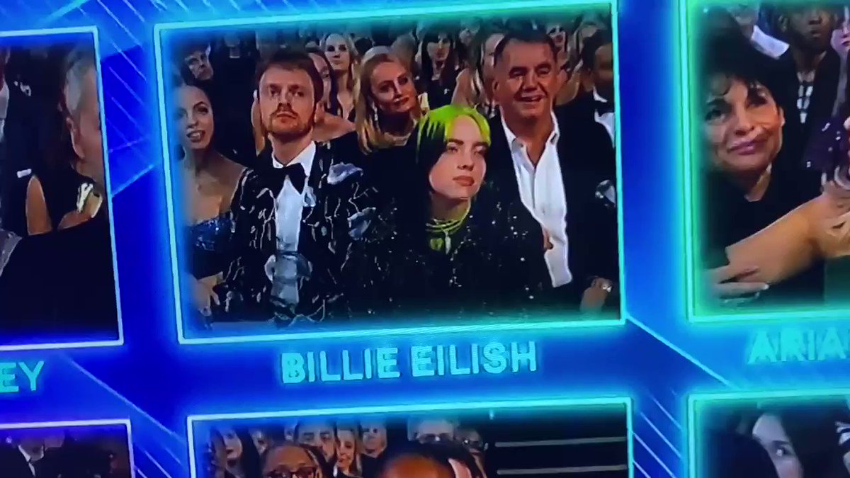 “Please don’t be me. Please.”
Billie Eilish being genuinely disgusted by her own success is one of the most hilarious things I’ve ever seen at a major awards show. #Grammys