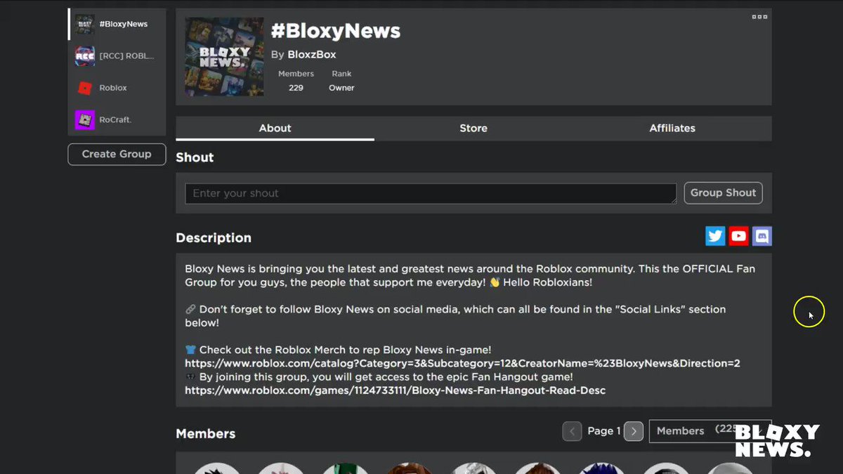 Bloxy News On Twitter The Configure Group Previously Group Admin Page For Roblox Groups Has Been Revamped The Audit Log Tab Has Also Been Merged Into The Configure Group Tab Read