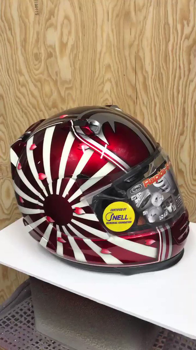 アライ 自家塗装 忠ヘル レインボーフレーク 走り屋 - www.top4all.pl
