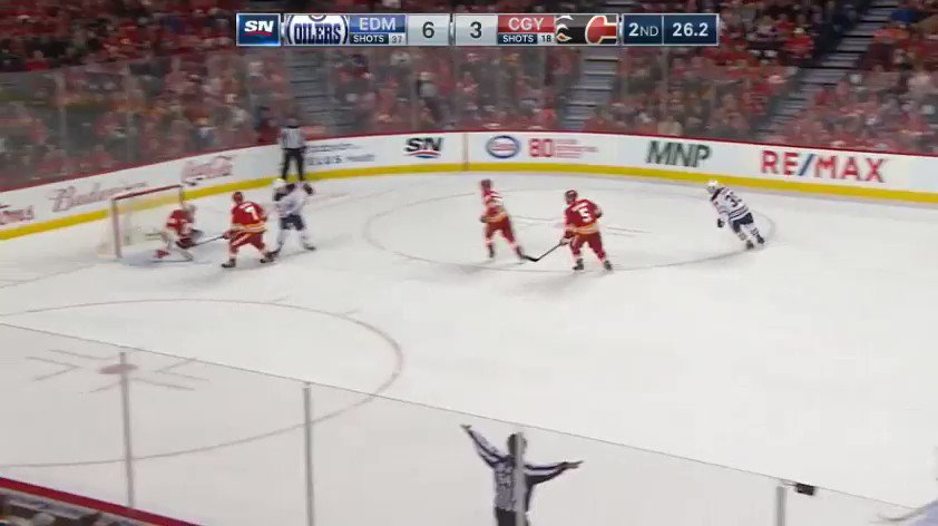 WE GOT A LINE BRAWL AND A GOALIE FIGHT IN CALGARY