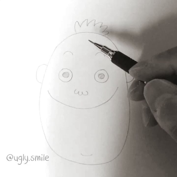 醜笑 落描人 イラスト屋 Ugly Smile U91y5mi1e Twitter